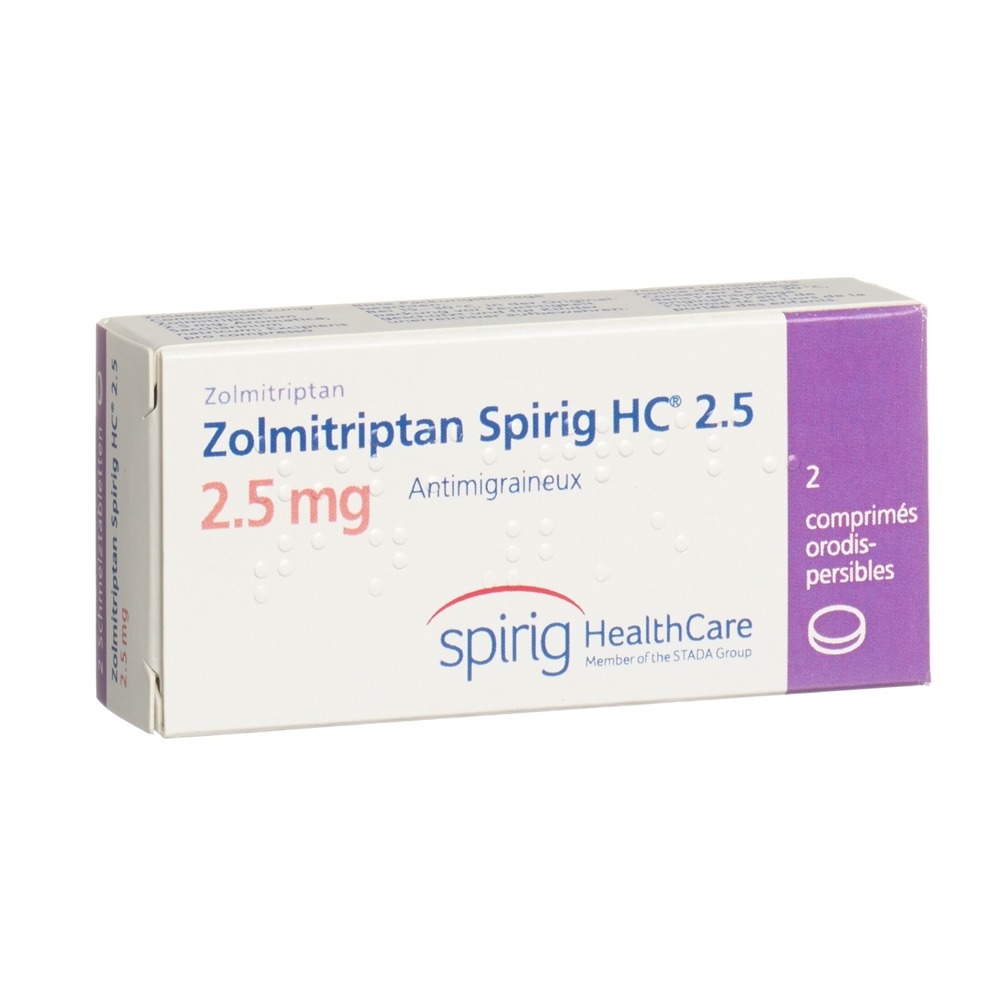 Zolmitriptan Spirig HC 2.5, Schmelztabletten