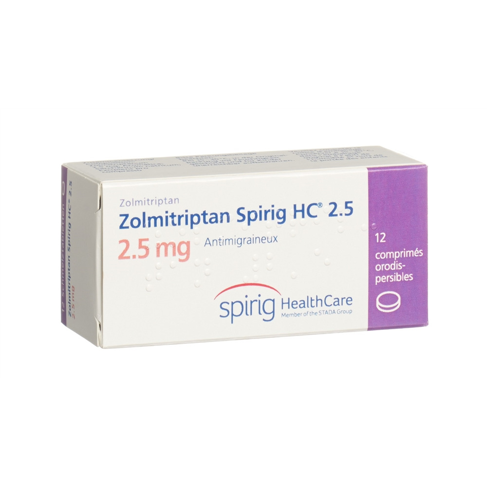 Zolmitriptan Spirig HC 2.5, Schmelztabletten