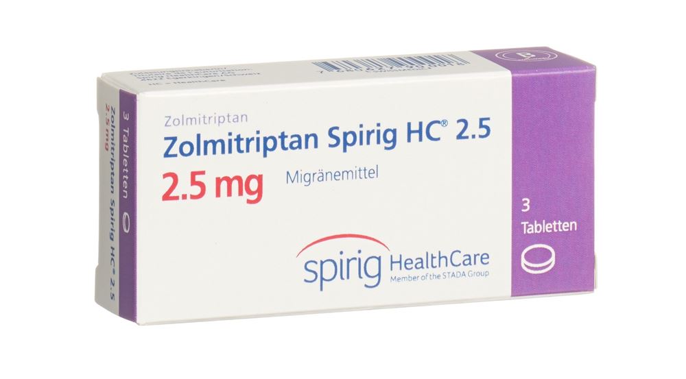 Zolmitriptan Spirig HC 2.5, Tabletten