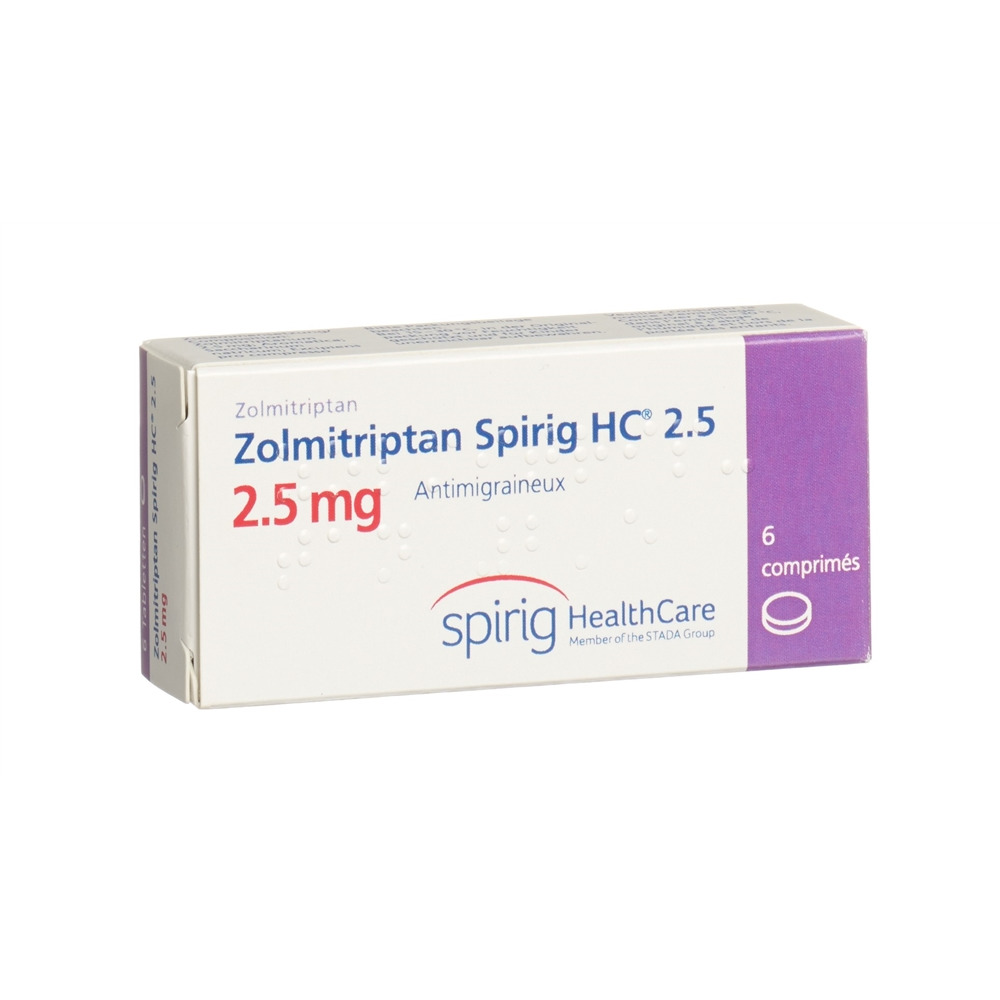 ZOLMITRIPTAN Spirig HC cpr 2.5 mg 6 pce