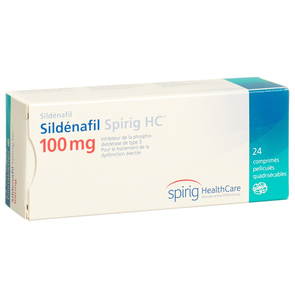 SILDENAFIL Spirig HC cpr pell 100 mg 24 pce