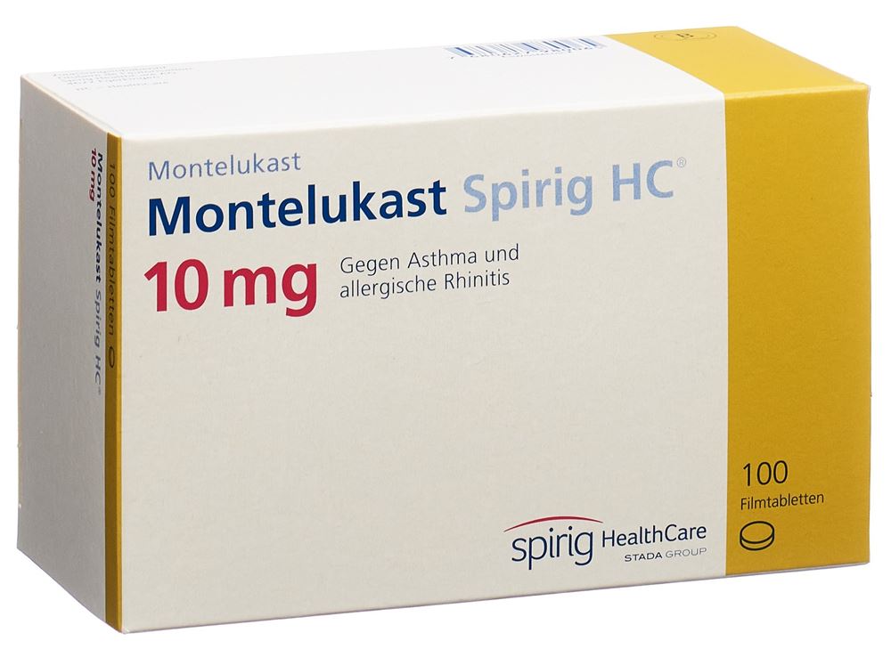 MONTELUKAST Spirig HC cpr pell 10 mg 100 pce