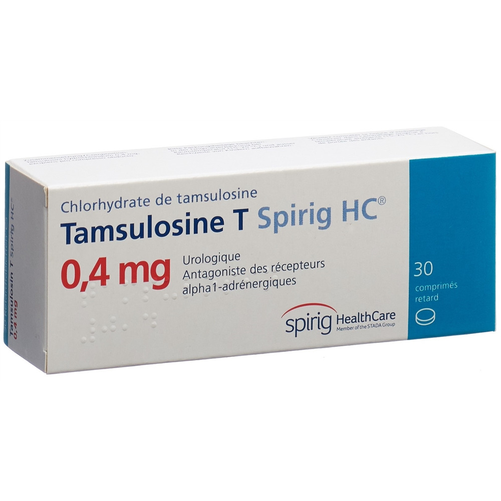 TAMSULOSINE T Spirig HC cpr ret 0.4 mg 30 pce