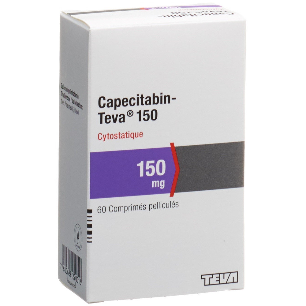 Capecitabin-Teva 150 mg, Filmtabletten