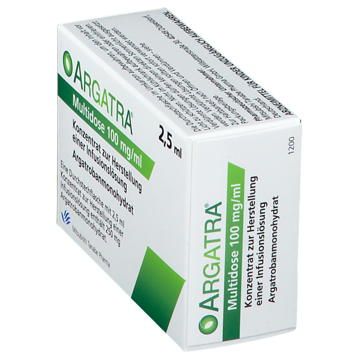 Argatra 100mg/ml, Konzentrat zur Herstellung einer Infusionslösung