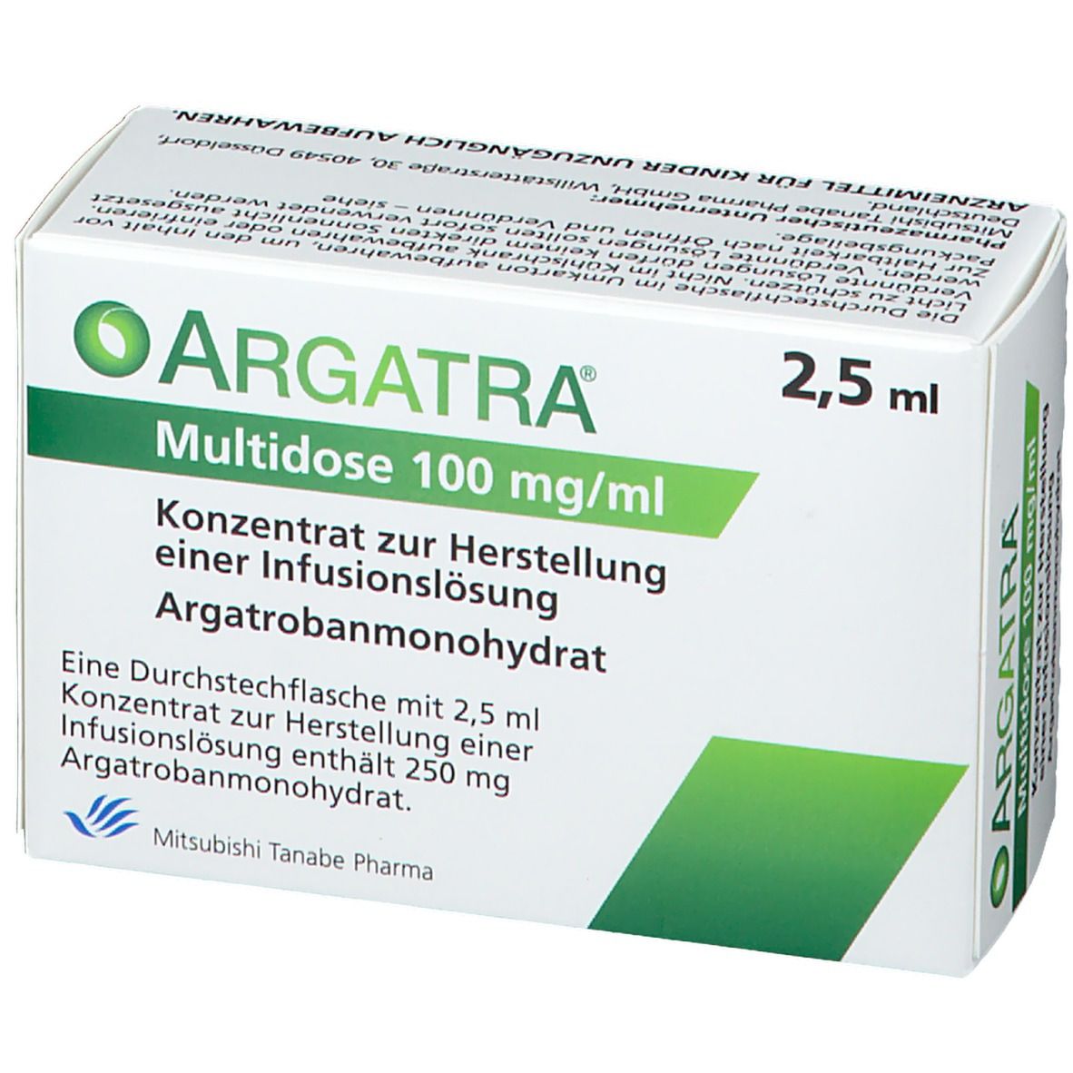 Argatra 100mg/ml, Konzentrat zur Herstellung einer Infusionslösung