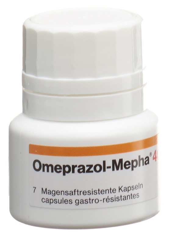 Omeprazol-Mepha 10 mg, magensaftresistente Kapseln