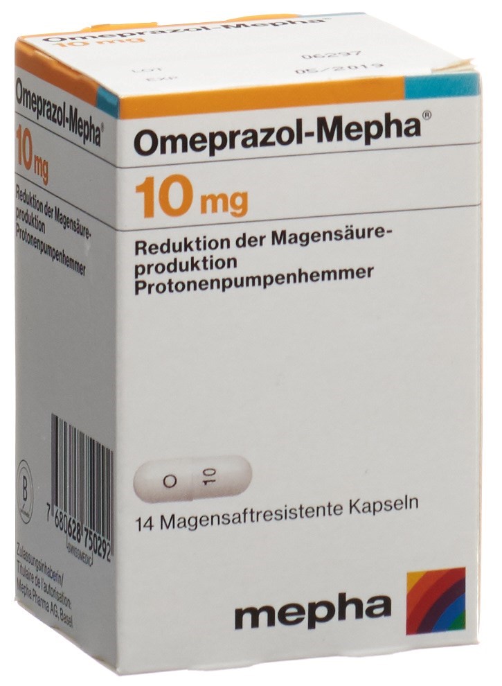 Omeprazol-Mepha 20 mg, magensaftresistente Kapseln