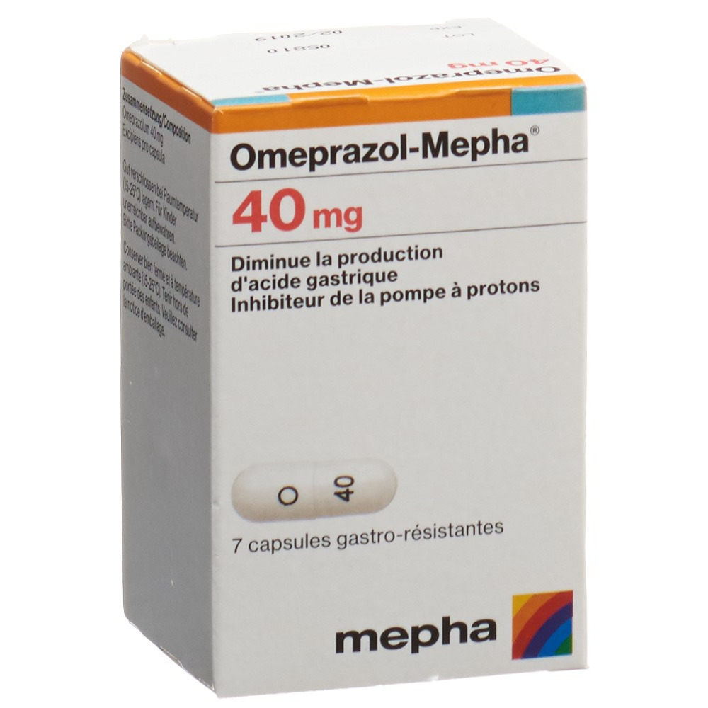 Omeprazol-Mepha 40 mg, magensaftresistente Kapseln