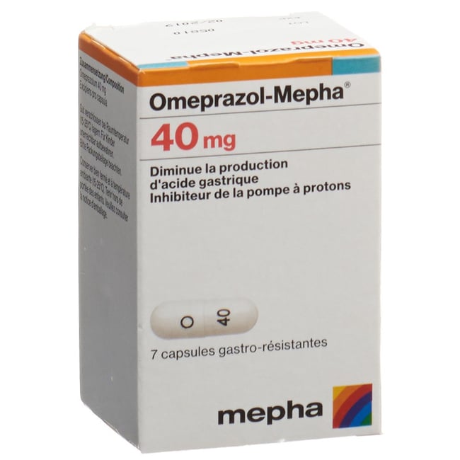 Omeprazol-Mepha 40 mg, magensaftresistente Kapseln