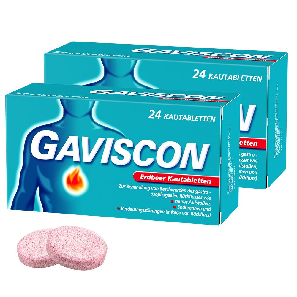 Gaviscon Erdbeer, Kautabletten