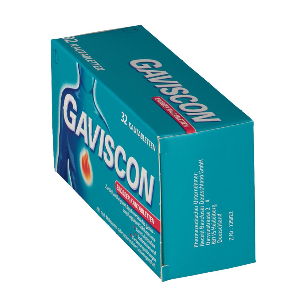 Gaviscon Erdbeer, Kautabletten