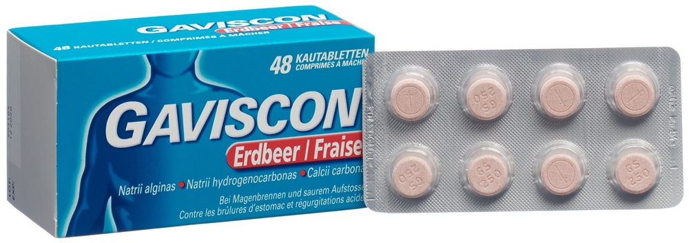 Gaviscon Erdbeer, Kautabletten