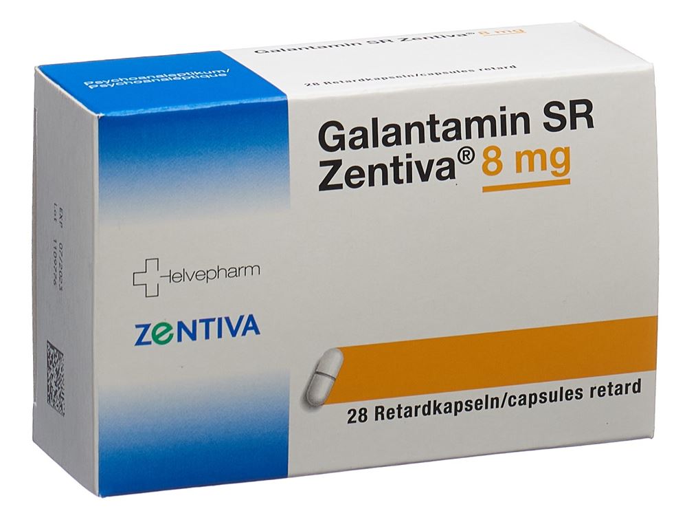 Galantamin SR Zentiva 8 mg, Retardkapseln