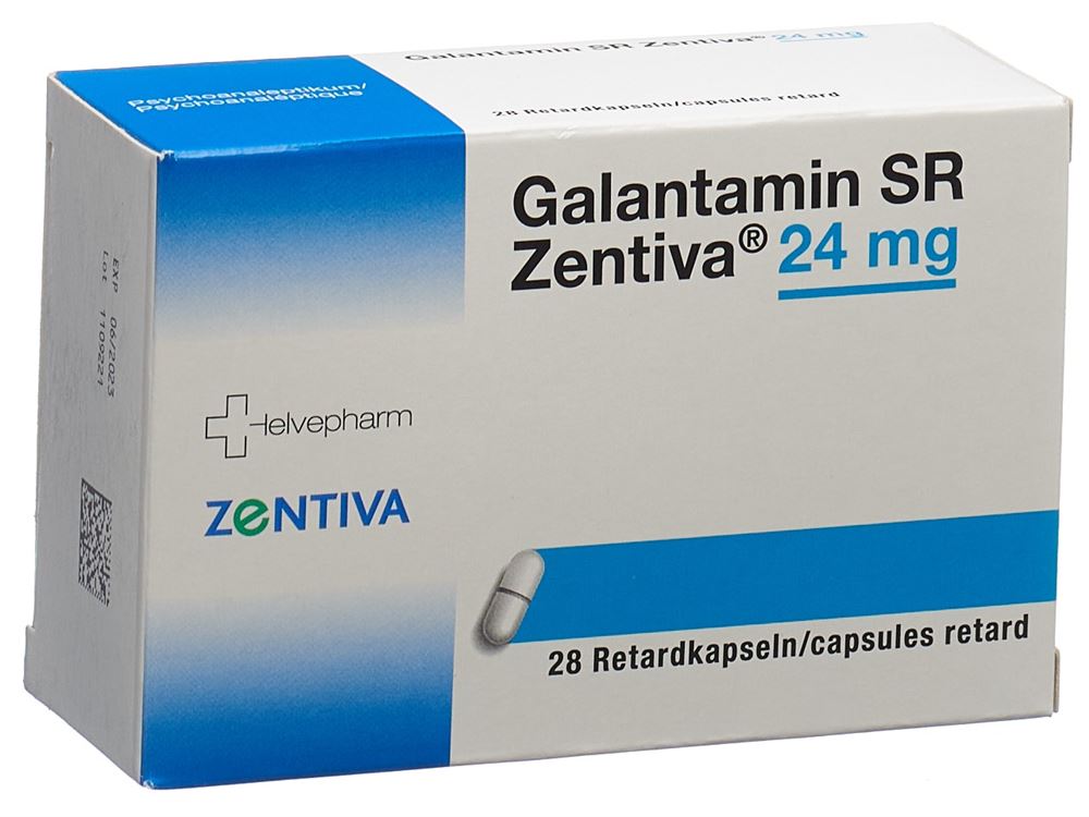 Galantamin SR Zentiva 24 mg, Retardkapseln