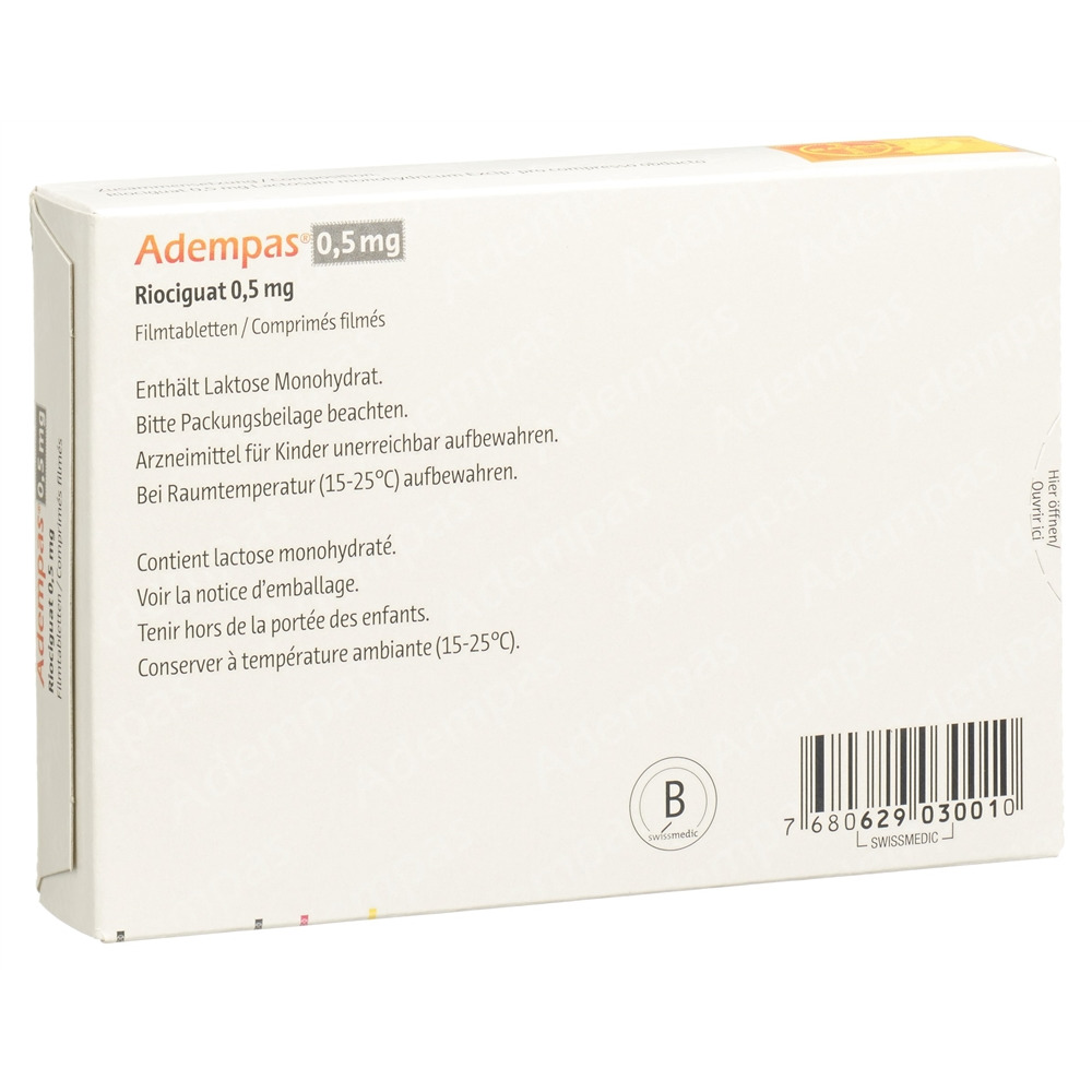 Adempas 0.5 mg, Filmtabletten