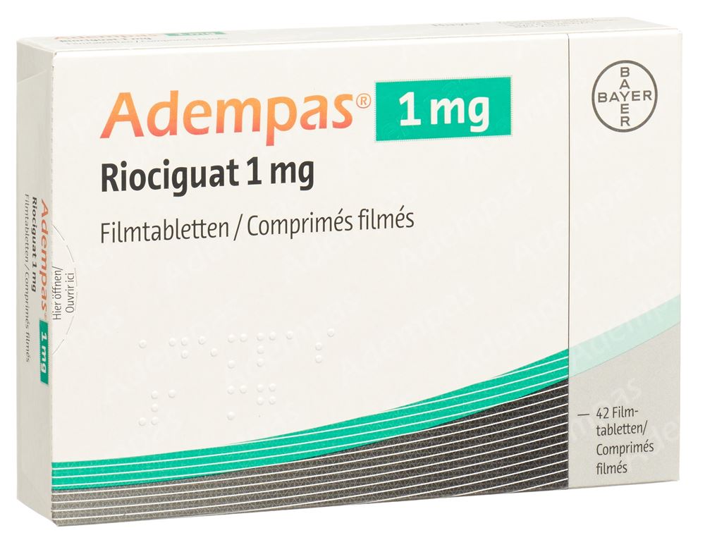 Adempas 1 mg, Filmtabletten