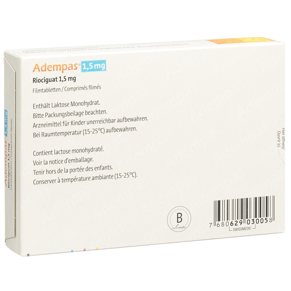 Adempas 1.5 mg, Filmtabletten