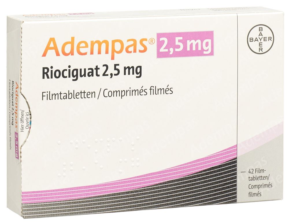 ADEMPAS cpr pell 2.5 mg 42 pce