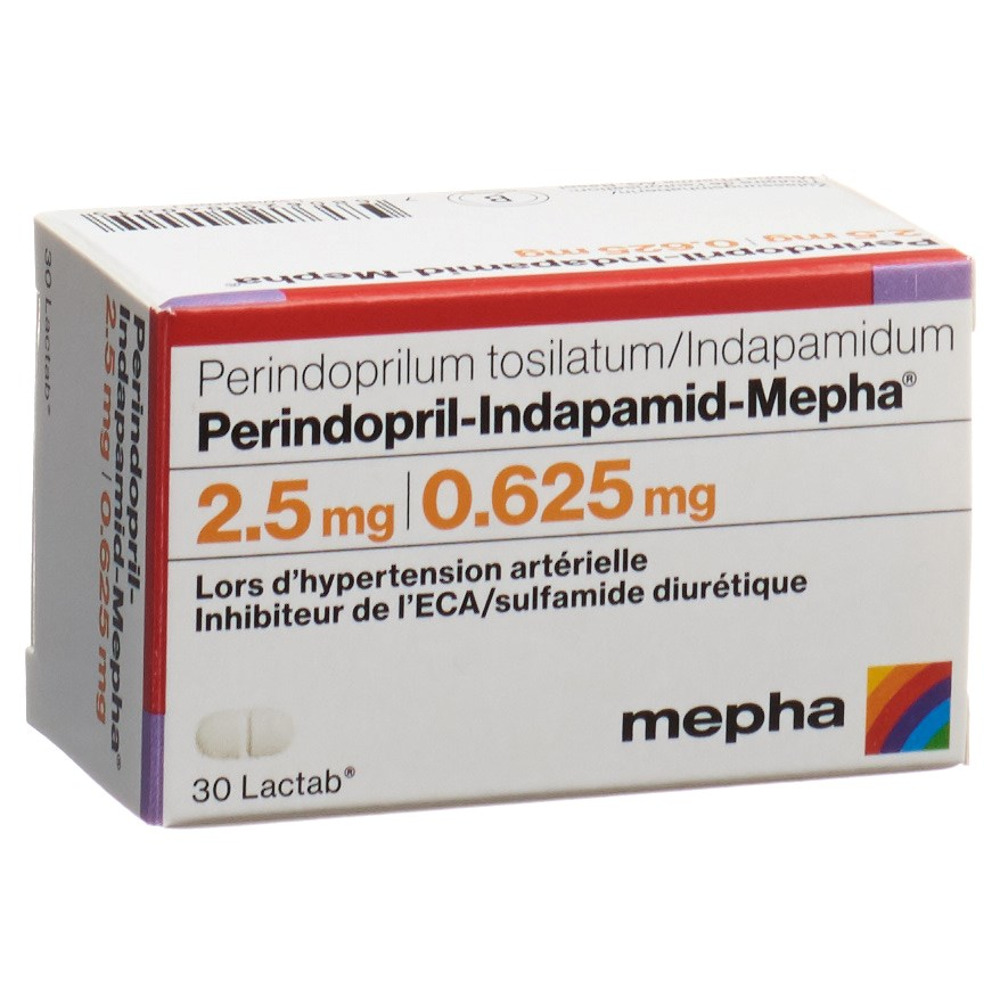 PERINDOPRIL Indapamid-Mepha 2.5/0.625mg bte 30 pce