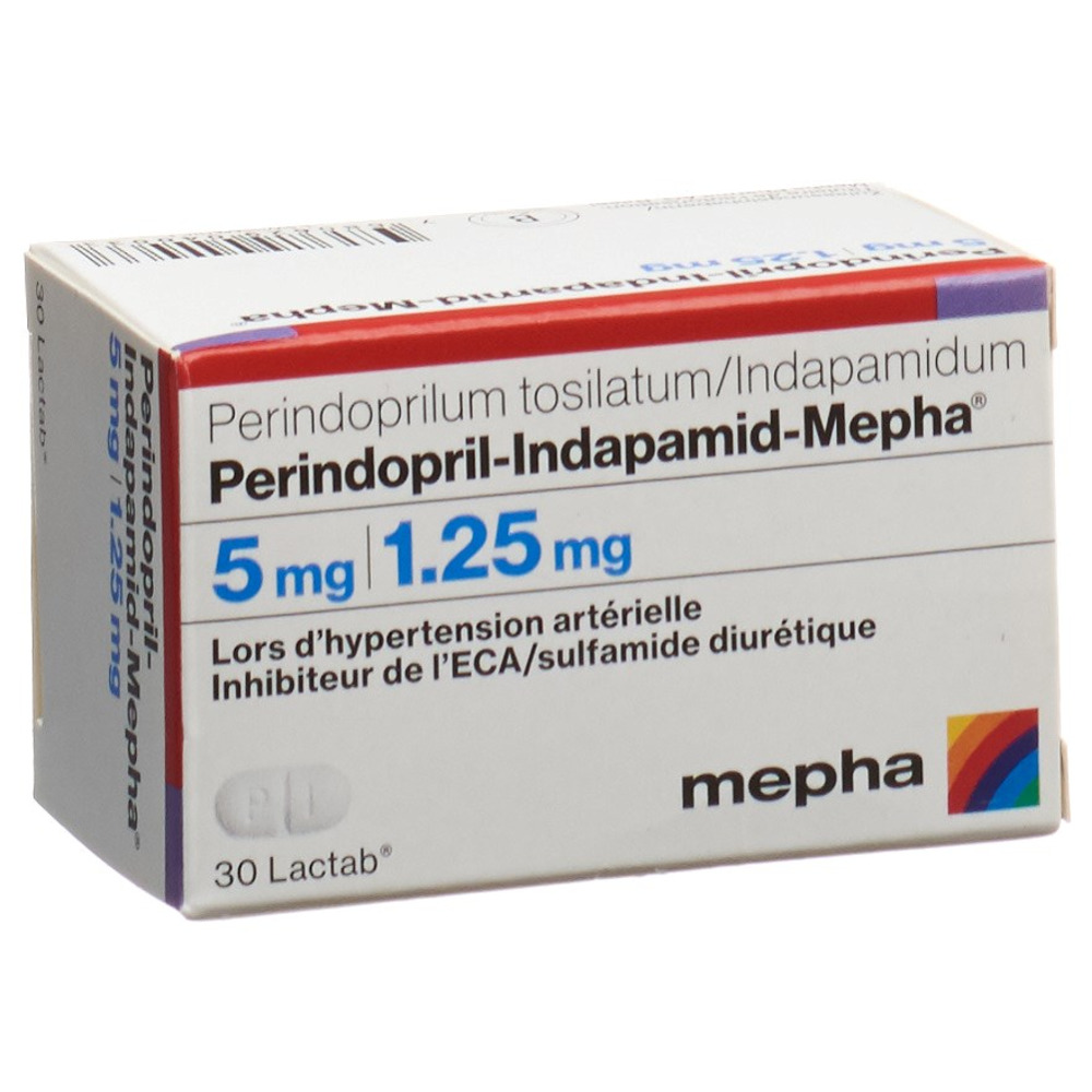 PERINDOPRIL Indapamid-Mepha 5/1.25mg bte 30 pce