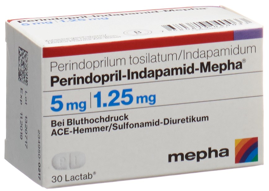 PERINDOPRIL Indapamid-Mepha 5/1.25mg bte 90 pce