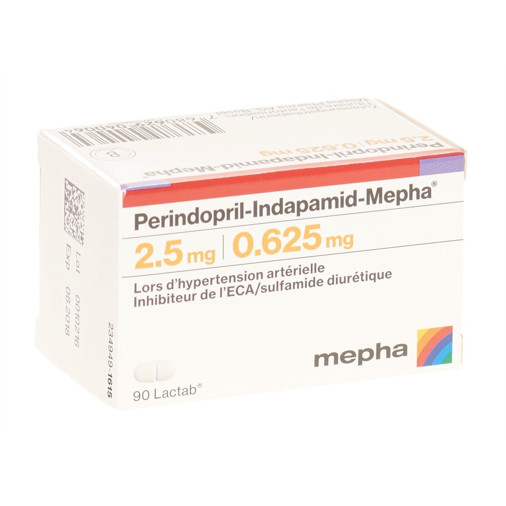 PERINDOPRIL Indapamid-Mepha 2.5/0.625mg bte 90 pce