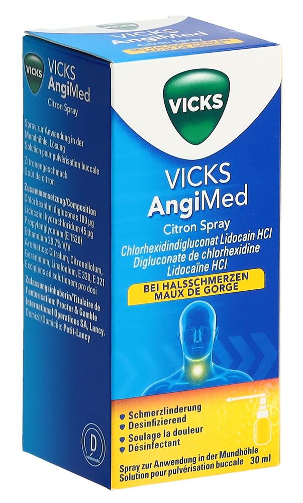 VICKS AngiMed spray citron fl 30 ml