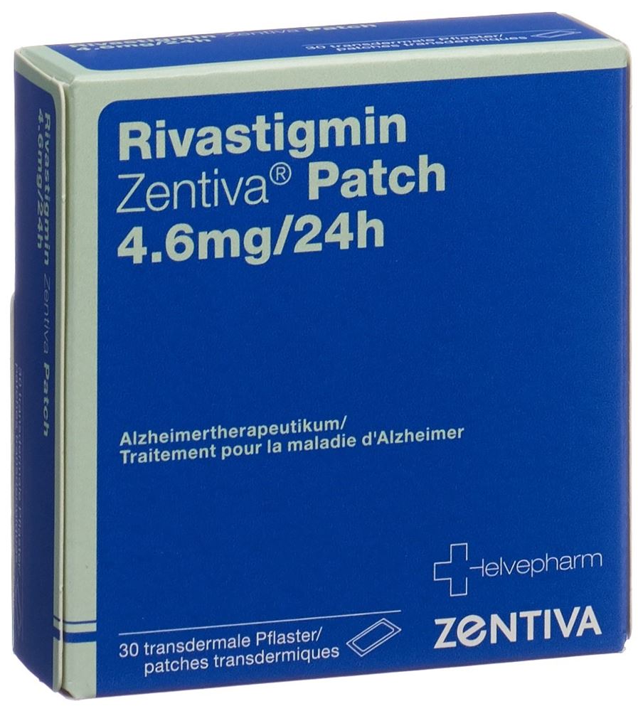Rivastigmin Zentiva Patch 4.6 mg/24 h, transdermales Pflaster
