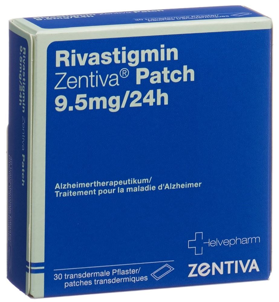 Rivastigmin Zentiva Patch 9.5 mg/24 h, transdermales Pflaster
