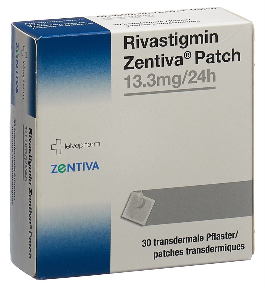 Rivastigmin Zentiva Patch 13.3 mg/24 h, transdermales Pflaster