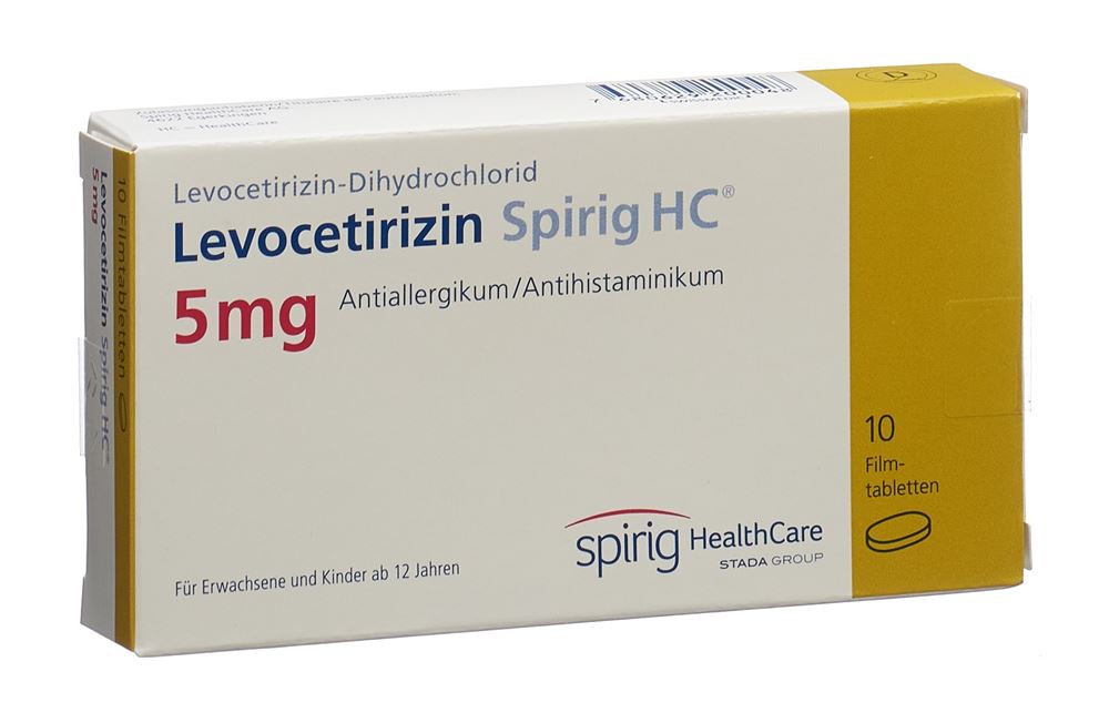 Levocetirizin Spirig HC 5 mg, Filmtabletten