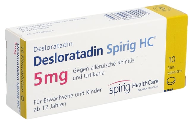 LEVOCETIRIZINE Spirig HC cpr pell 5 mg 10 pce