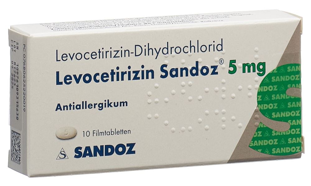 LEVOCETIRIZINE Spirig HC cpr pell 5 mg 10 pce