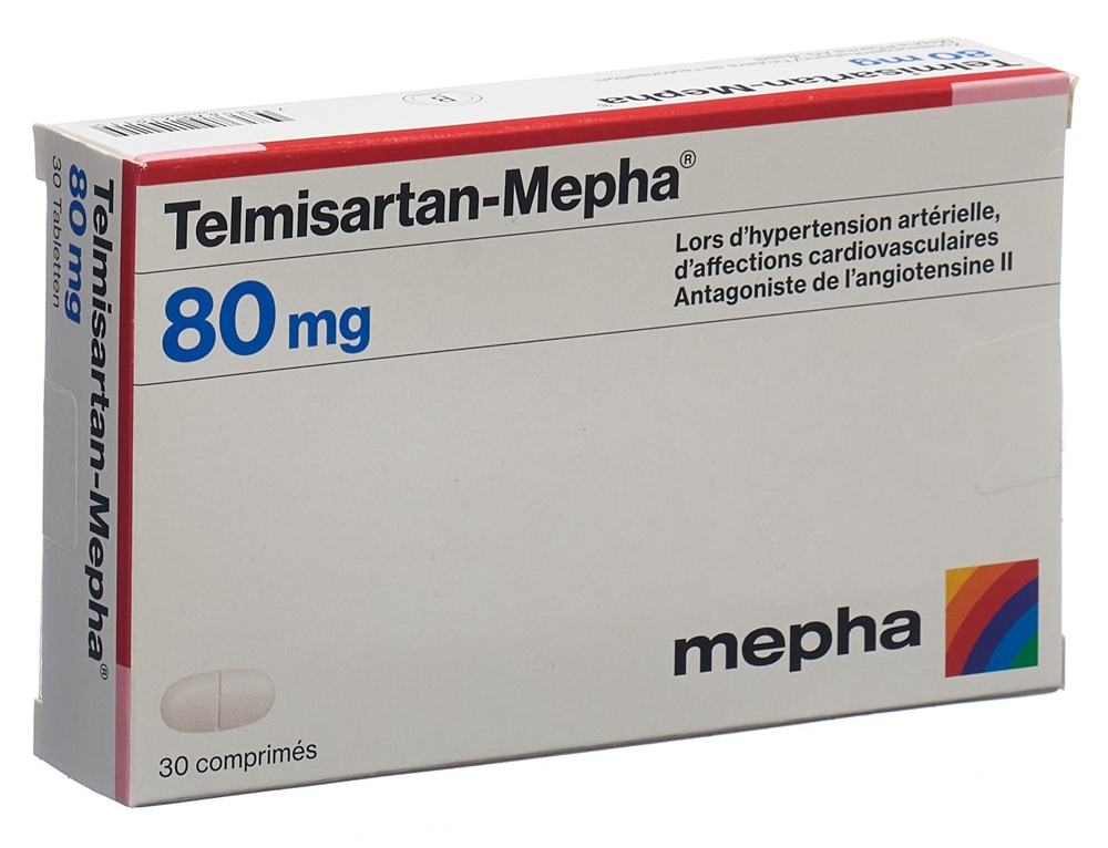 Telmisartan-Mepha 80 mg, Tabletten