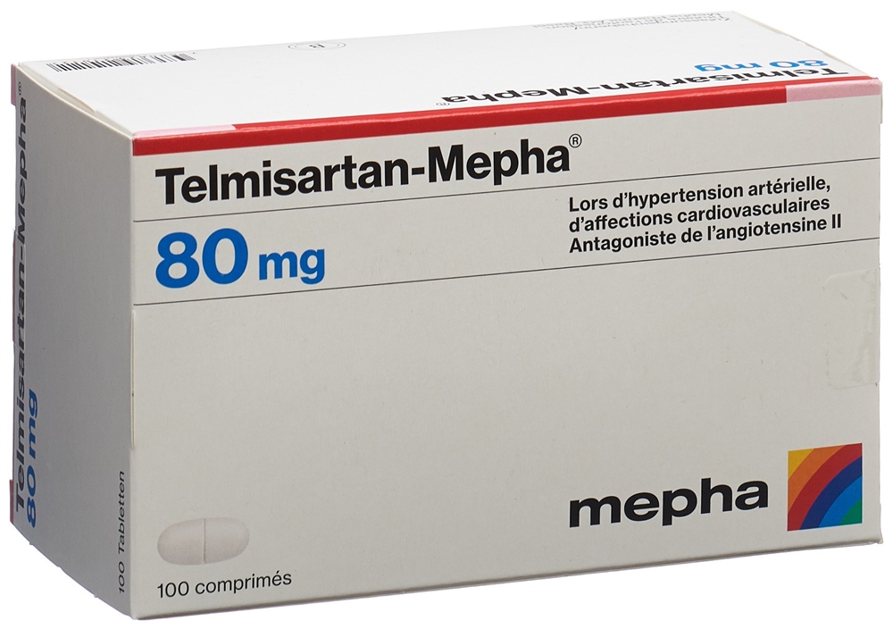 Telmisartan-Mepha 80 mg, Tabletten