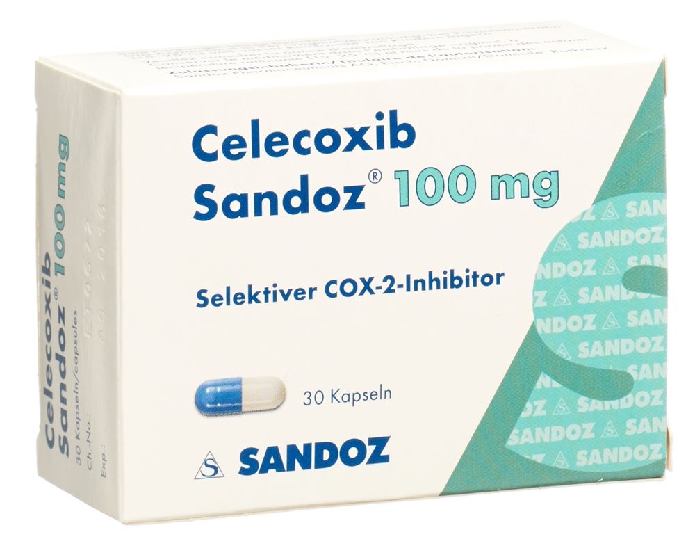 CELECOXIB Sandoz caps 100 mg 30 pce