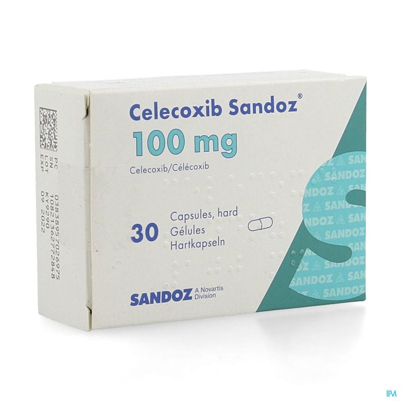 CELECOXIB Sandoz caps 100 mg 30 pce