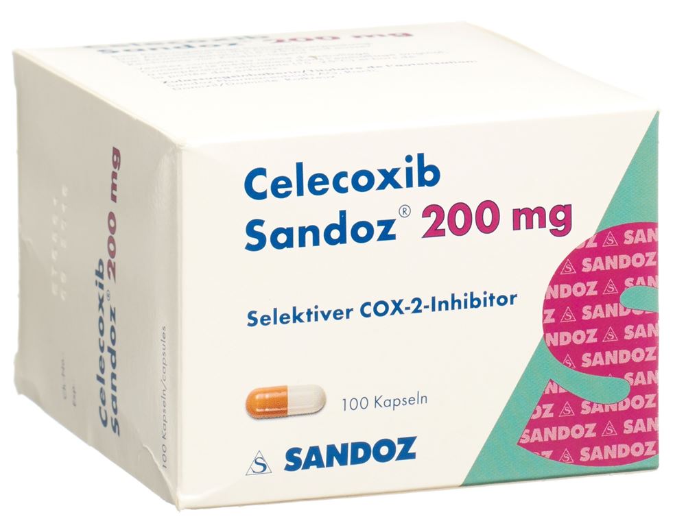 CELECOXIB Sandoz caps 200 mg 100 pce