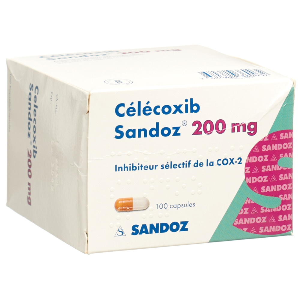 CELECOXIB Sandoz caps 200 mg 100 pce