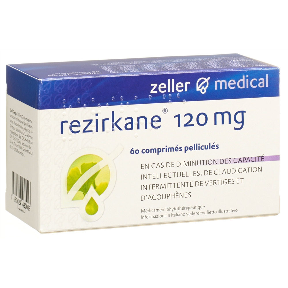 REZIRKANE cpr pellic 120 mg 60 pce
