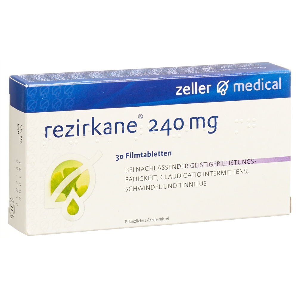 Rezirkane 240 mg, Filmtabletten