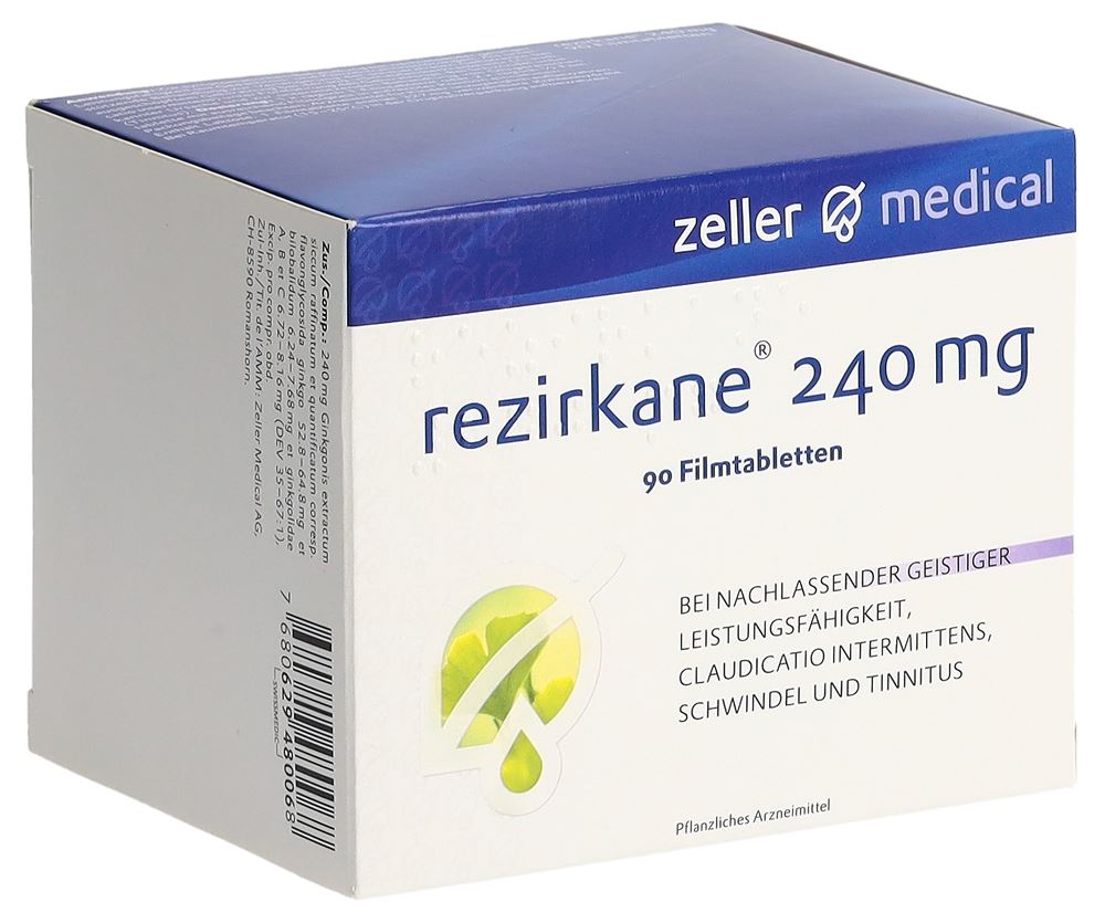 Rezirkane 240 mg, Filmtabletten