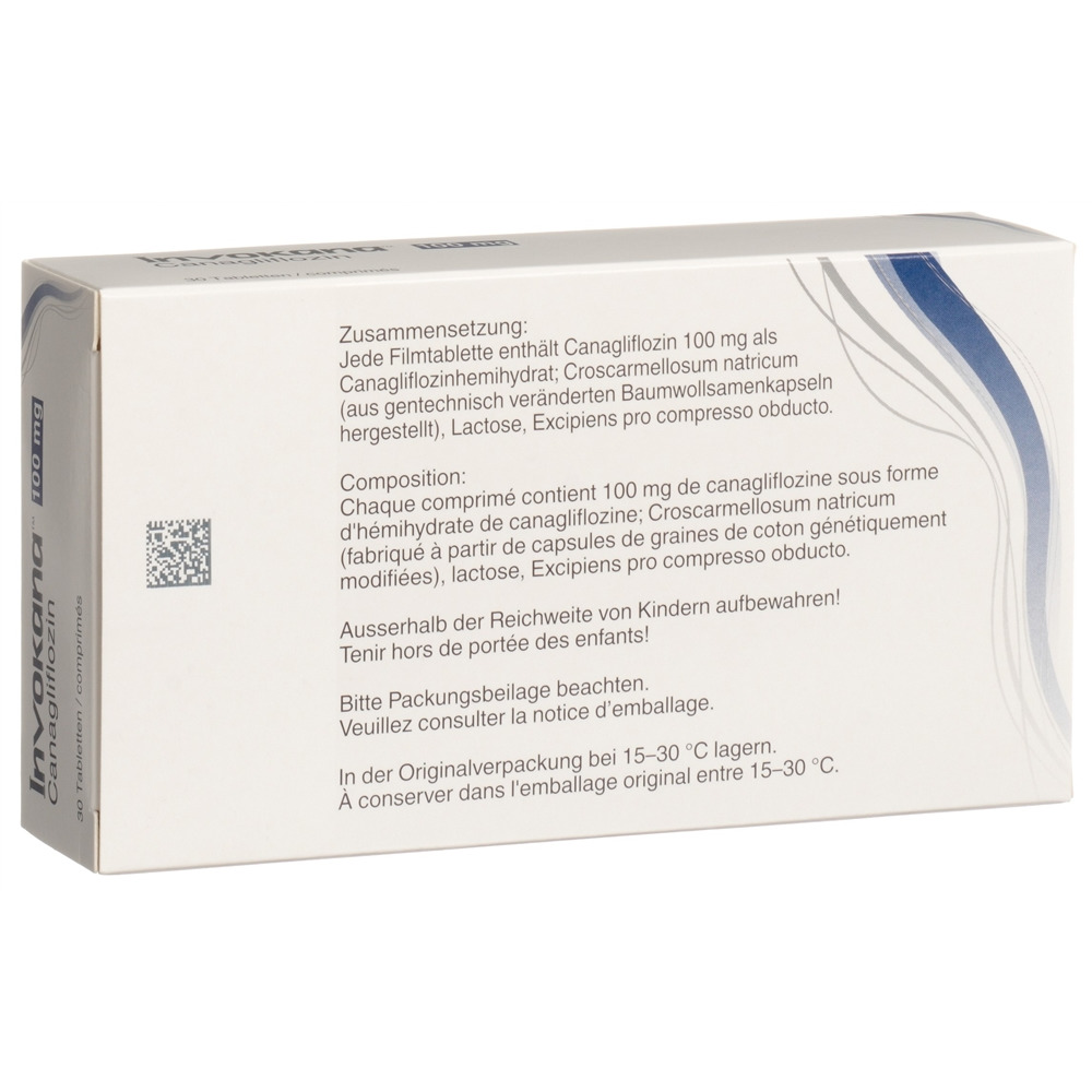 INVOKANA cpr pell 100 mg 30 pce