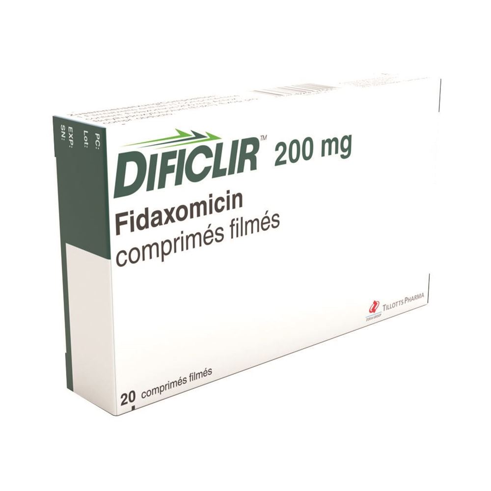 DIFICLIR cpr pellic 200 mg 20 pce