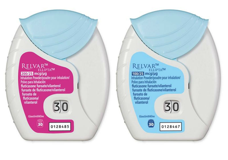 Relvar Ellipta 92/22 mcg, Einzeldosiertes Pulver zur Inhalation