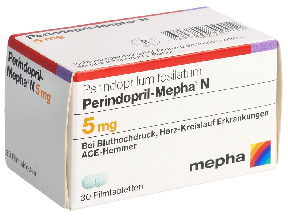 PERINDOPRIL Mepha N Lactab 5 mg bte 30 pce
