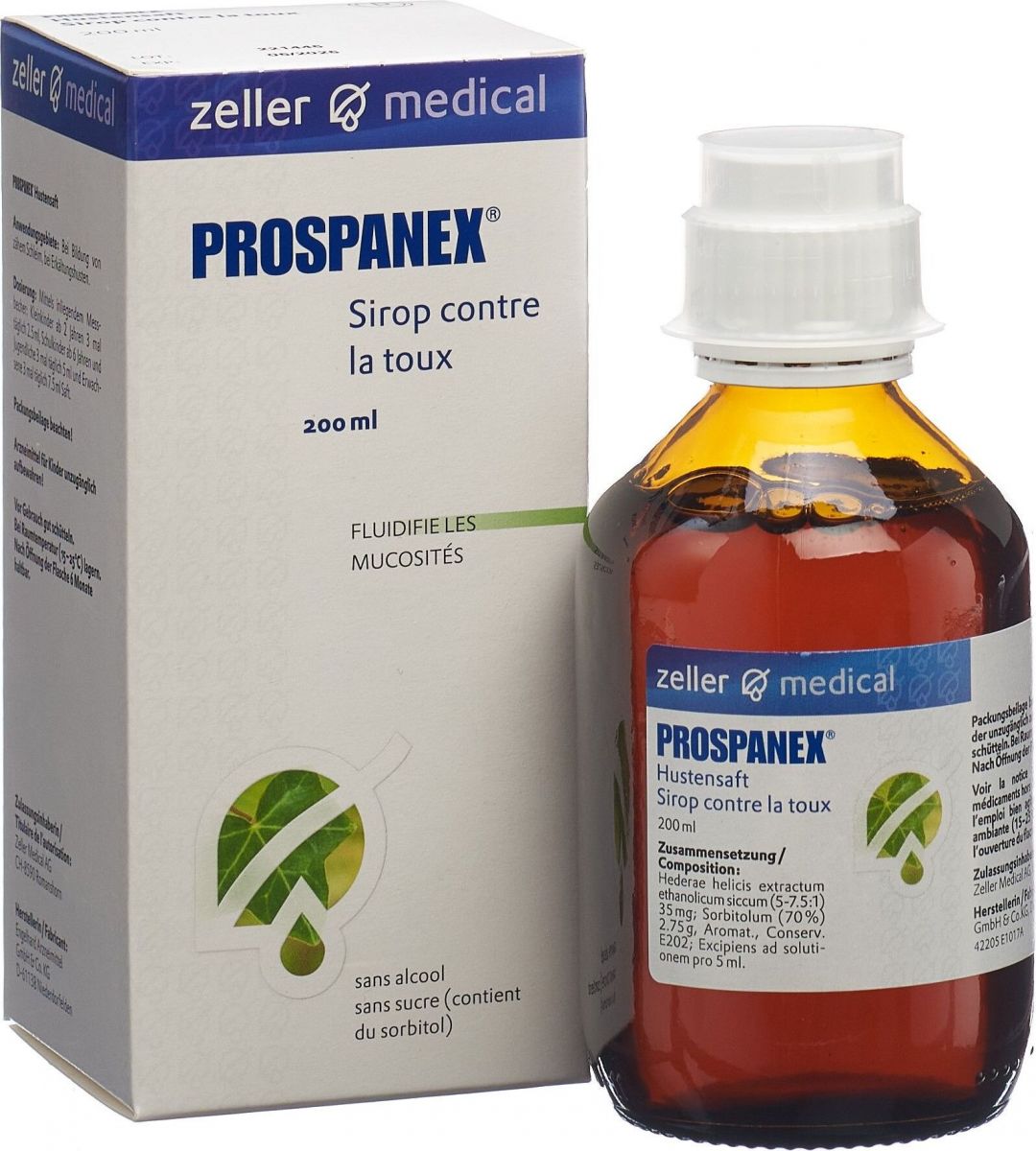 PROSPANEX sirop contre la toux 100 ml