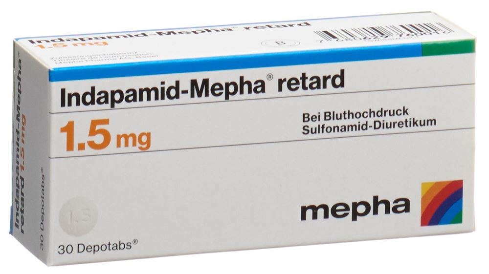 INDAPAMID Mepha retard depotabs 1.5 mg 30 pce