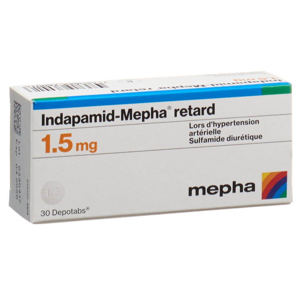 INDAPAMID Mepha retard depotabs 1.5 mg 90 pce